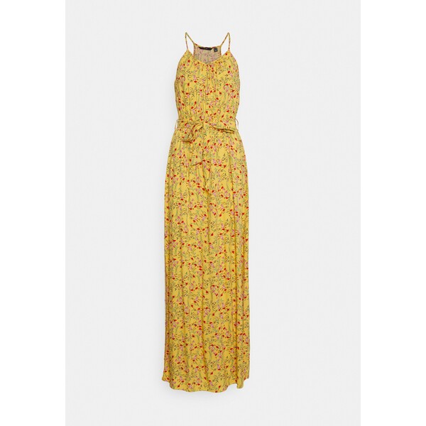 Vero Moda Tall VMEASY SLIT DRESS Długa sukienka mimosa aop VEB21C0CH-E11