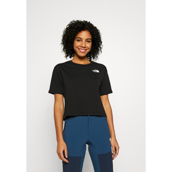 The North Face CROPPED SIMPLE DOME TEE T-shirt basic black TH341D031-Q11
