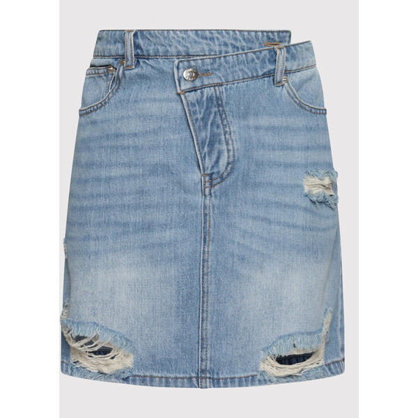 ONLY Spódnica jeansowa Romeo 15256498 Niebieski Regular Fit