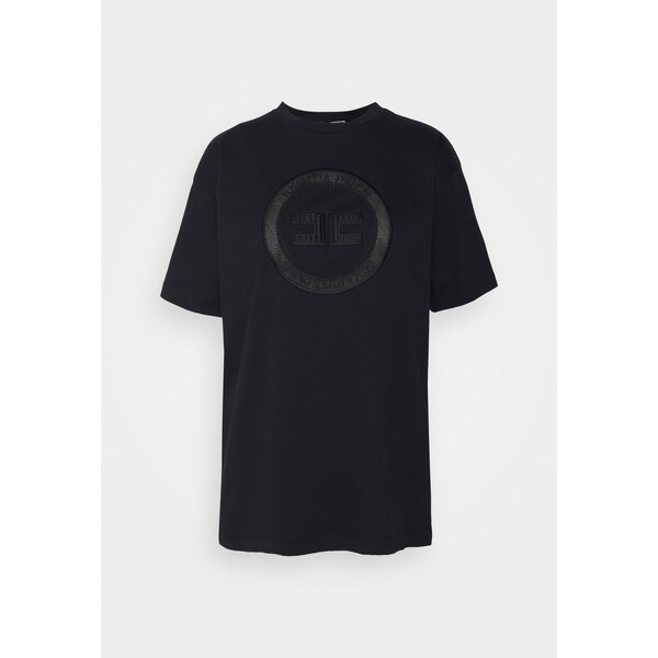 Elisabetta Franchi WOMEN'S T-shirt z nadrukiem nero EF121D01G-Q11