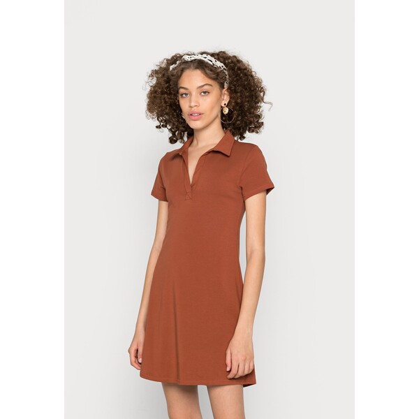 Hollister Co. DRESS Sukienka z dżerseju brown H0421C05R-O11