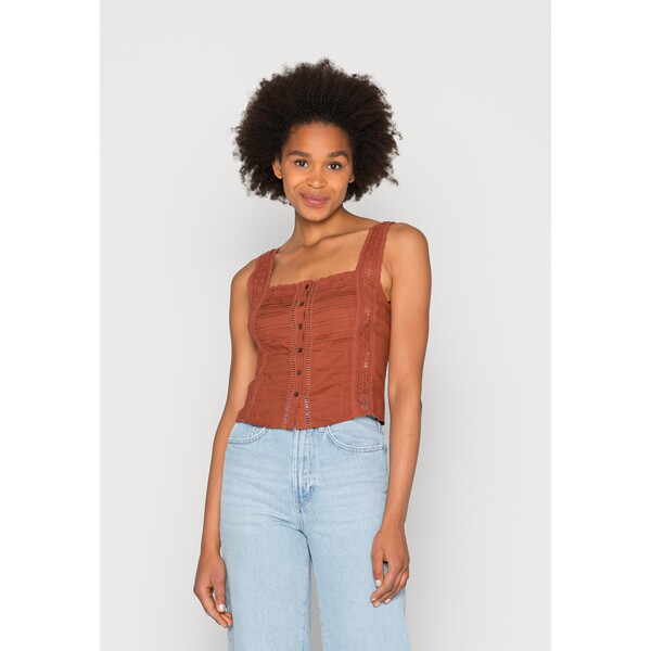 Free People MAGGIE TANK Top coconut shell FP021D04R-O11