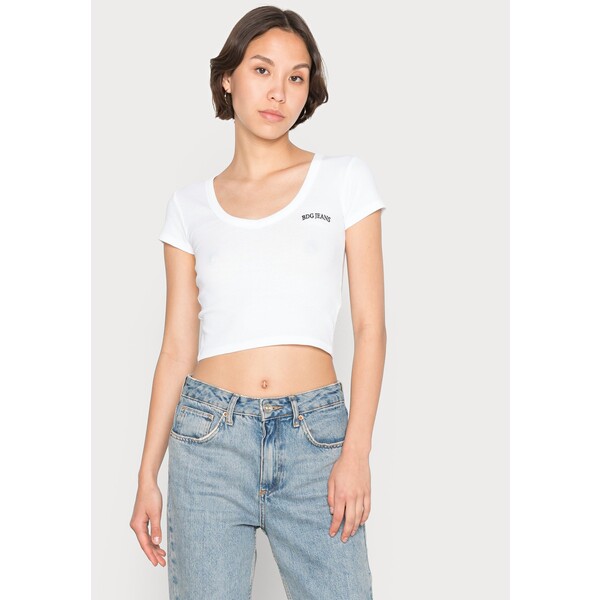 BDG Urban Outfitters CAMERON TEE T-shirt basic white QX721D05W-A11