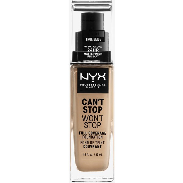Nyx Professional Makeup CAN'T STOP WON'T STOP FOUNDATION Podkład 8 true beige NY631E00O-S18