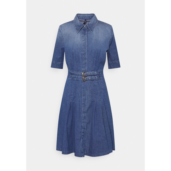 Liu Jo Jeans ABITO TEXAN Sukienka jeansowa denim blue soho wash L2521C080-K11