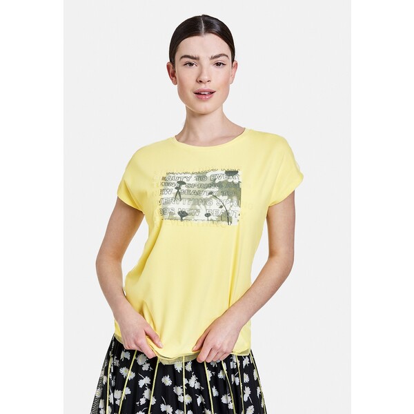 Taifun T-shirt z nadrukiem sunflower gemustert TA021D0BL-E11