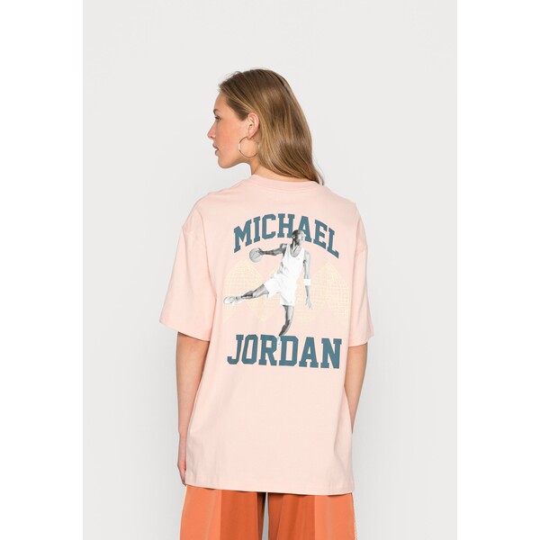 Jordan HERITAGE TEE T-shirt z nadrukiem arctic orange JOC21D00Z-J11
