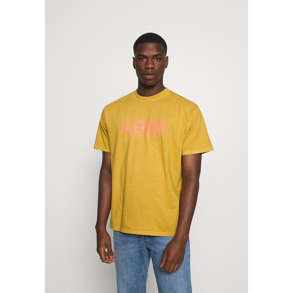 Levi's® VINTAGE FIT GRAPHIC TEE T-shirt z nadrukiem cool yellow LE222O06R-E12