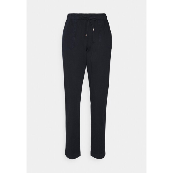 Tommy Hilfiger SOFT PULL ON TAPERED PANT Spodnie materiałowe blue TO121A0CO-K11