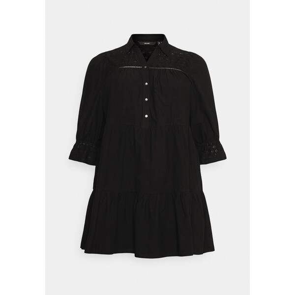 Vero Moda Curve VMINA DRESS Sukienka koszulowa black VEE21C0CY-Q11