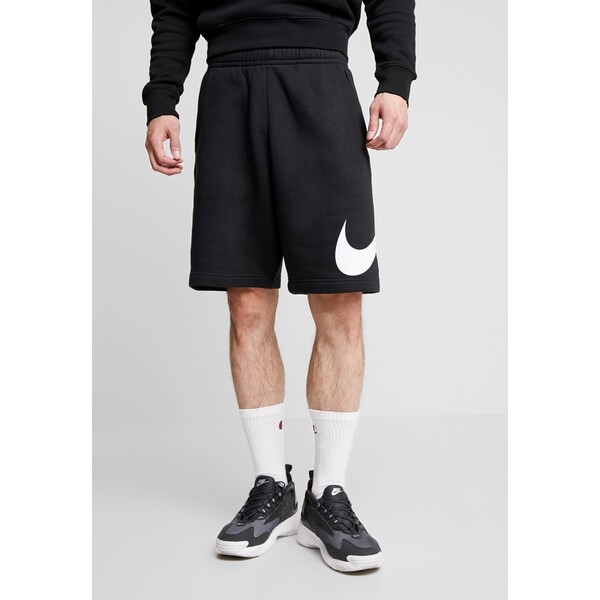 Nike Sportswear CLUB Szorty black/white NI122F03N-Q11