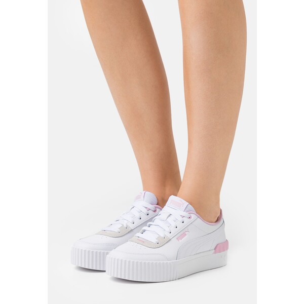Puma CARINA LIFT Sneakersy niskie white/pink lady PU111A0H8-A12