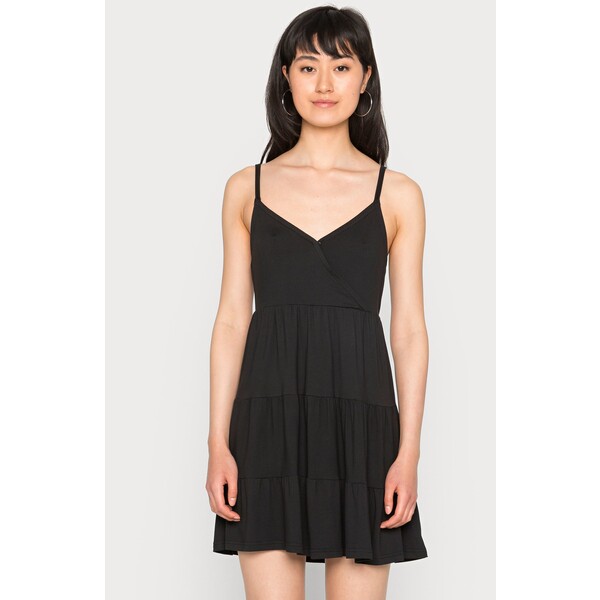 Hollister Co. BARE DRESS Sukienka z dżerseju black H0421C03W-Q12