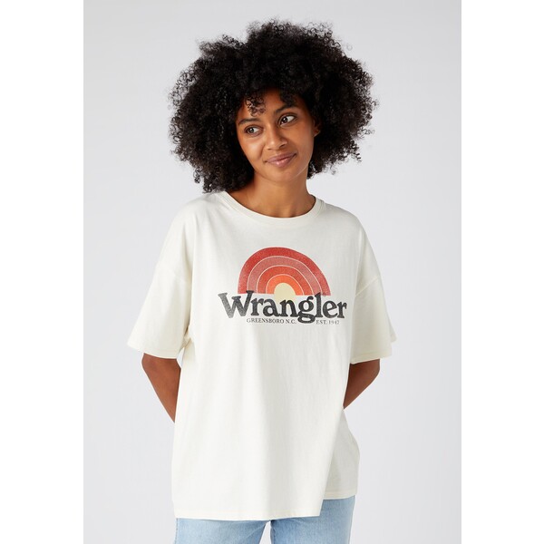Wrangler T-shirt z nadrukiem vanilla ice WR121D055-A12