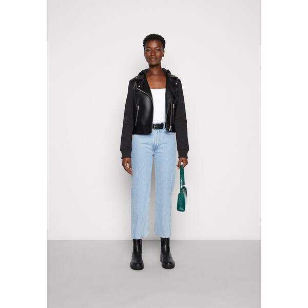Calvin Klein Jeans JACKET Kurtka ze skóry ekologicznej black C1821G04U-Q11
