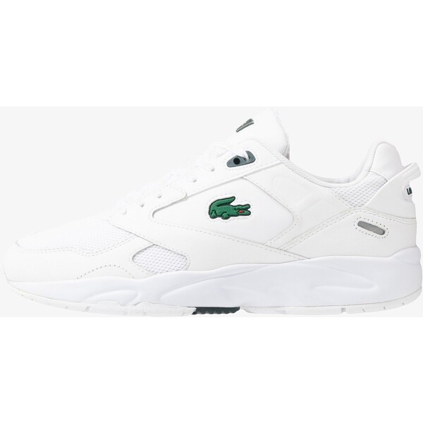 Lacoste STORM Sneakersy niskie white/dark green LA212O095-A11