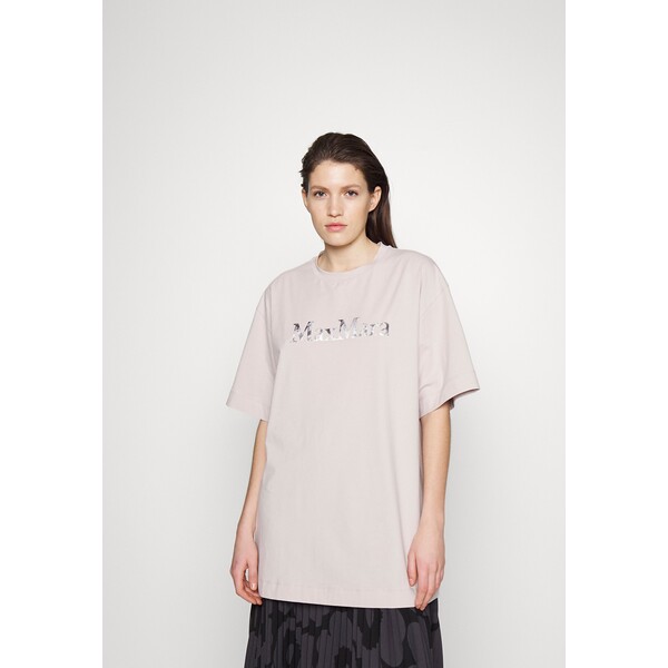 Max Mara Leisure KIRIN T-shirt z nadrukiem rosa M1X21D00X-J11