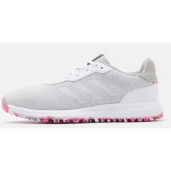 adidas Golf S2G LACE Obuwie do golfa grey three/footwear white/pink TA441A02J-C11
