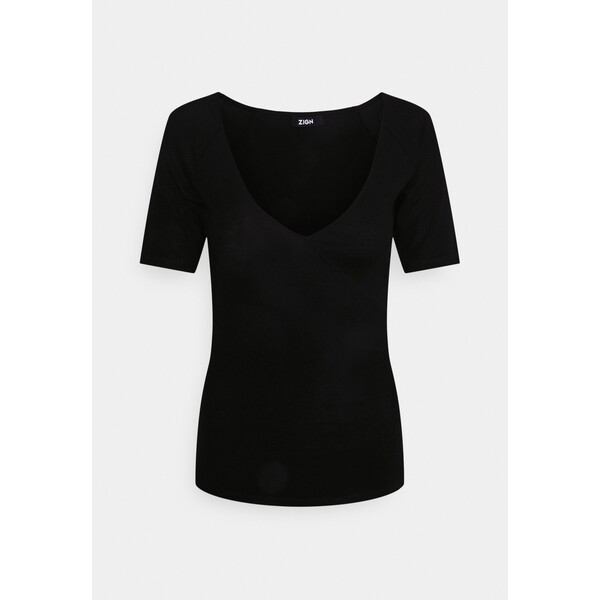 Zign REDEZIGN T-shirt basic black ZI121D03R-Q11