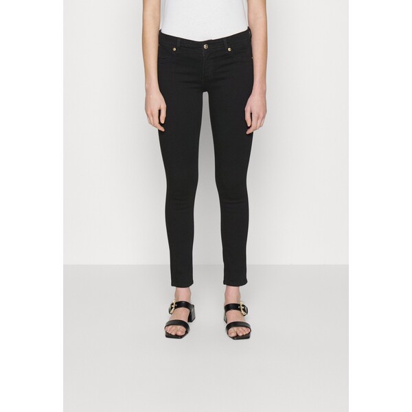 Versace Jeans Couture AMET RINSE Jeansy Skinny Fit black VEI21N01M-Q11