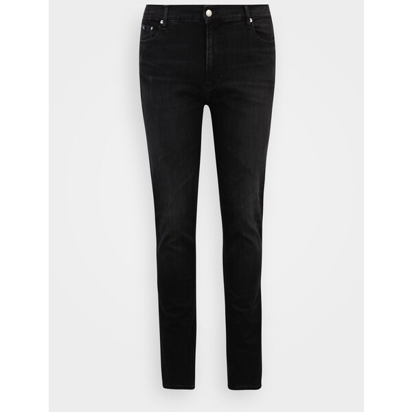 Calvin Klein Jeans Plus SKINNY Jeansy Skinny Fit denim black C2Q22G002-Q11