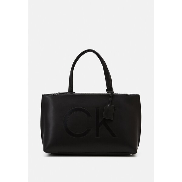 Calvin Klein SET SHOPPER Torebka black 6CA51H0SW-Q11