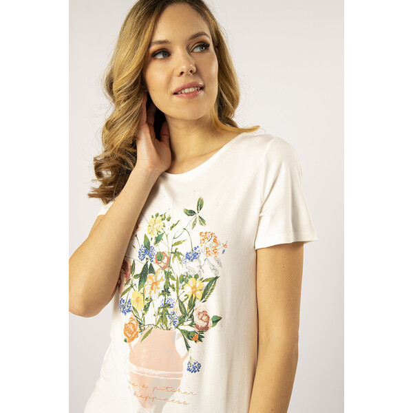 Quiosque T-shirt ze wzorem kwiatów