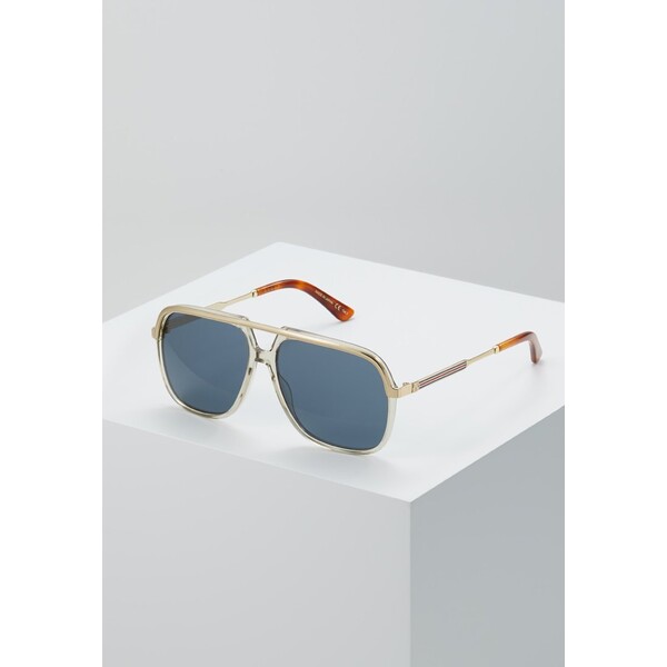 Gucci Okulary przeciwsłoneczne brown/gold-coloured/blue GU452K006-O11