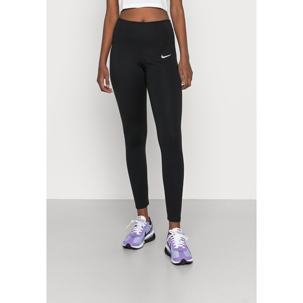 Nike Sportswear PONTE TGHT Legginsy black/white NI121A0IE-Q11