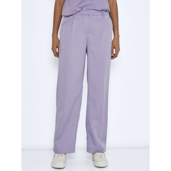 Noisy May ALMOND DAD PANT Spodnie materiałowe pastel lilac NM321A0AR-I11