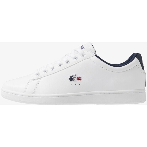 Lacoste CARNABY Sneakersy niskie white/navy/red LA212O07E-A11