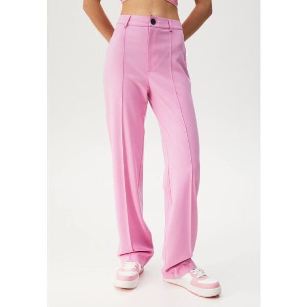 PULL&BEAR Spodnie materiałowe light pink PUC21A0LL-J11