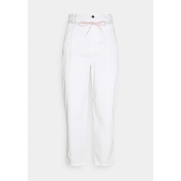 Rich & Royal PAGERBAG PANTS Spodnie materiałowe pearl white RI521A04U-A11