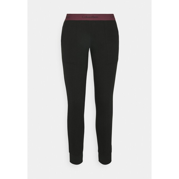 Calvin Klein Underwear BOTTOM PANT JOGGER Spodnie od piżamy black/ripe berry C1181B026-Q12