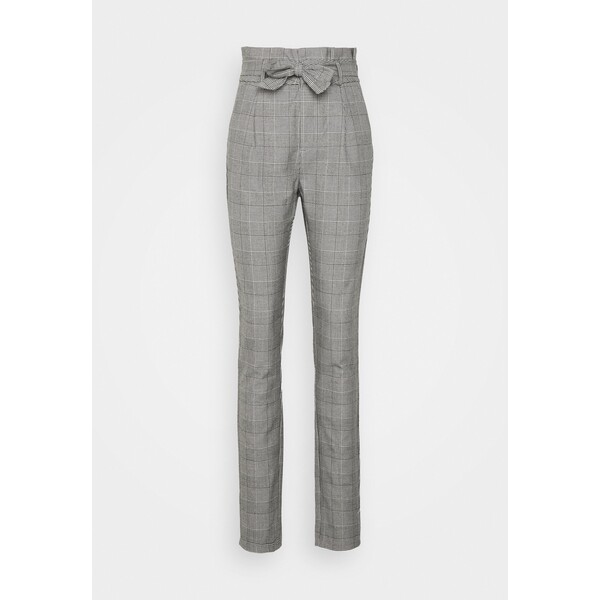 Vero Moda Tall VMEVA PAPERBAG Spodnie materiałowe grey VEB21A05P-C11