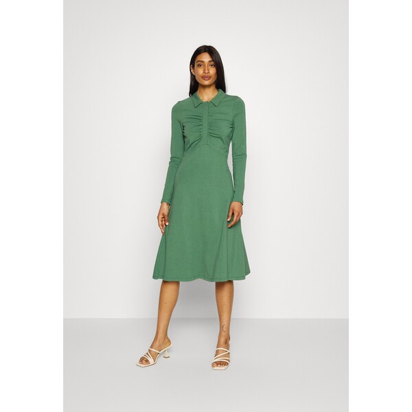 Anna Field Sukienka z dżerseju green AN621C1QB-M11