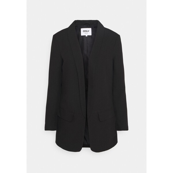 ONLY ONLCECILI LONG Krótki płaszcz black ON321G16V-Q11