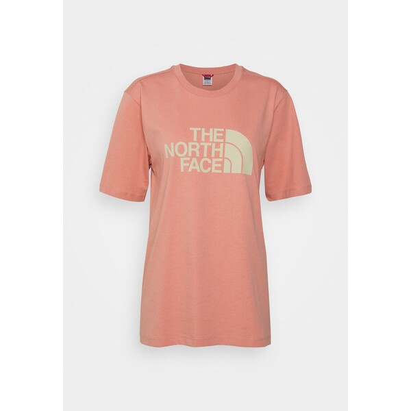 The North Face EASY TEE T-shirt z nadrukiem rose dawn TH341D057-J11