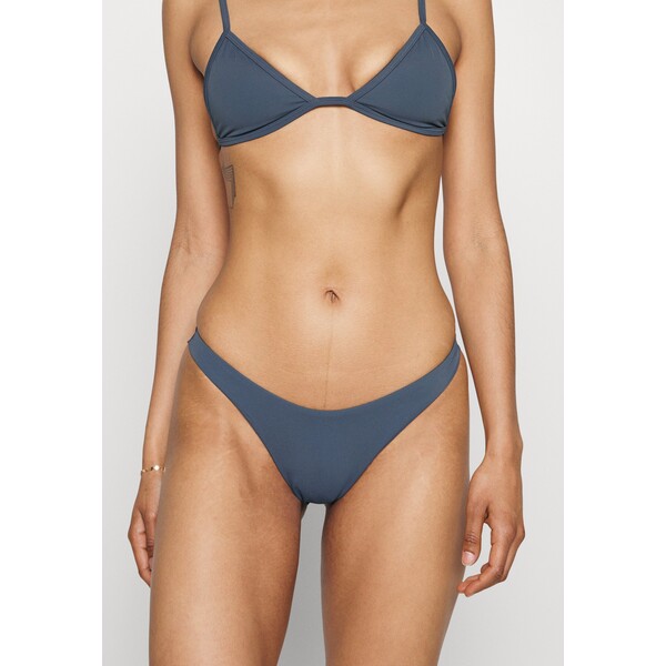 Weekday BRAZILIAN MINI BOTTOM Dół od bikini dark grey blue WEB81I01X-C11