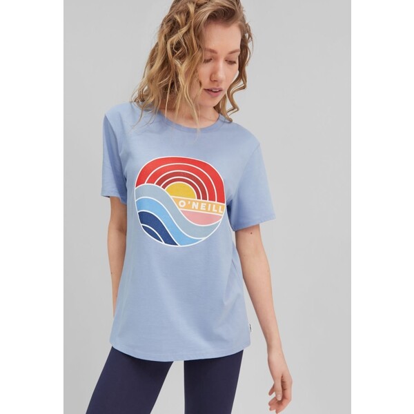 O'Neill SUNRISE T-shirt z nadrukiem forever blue ON521D03W-K11