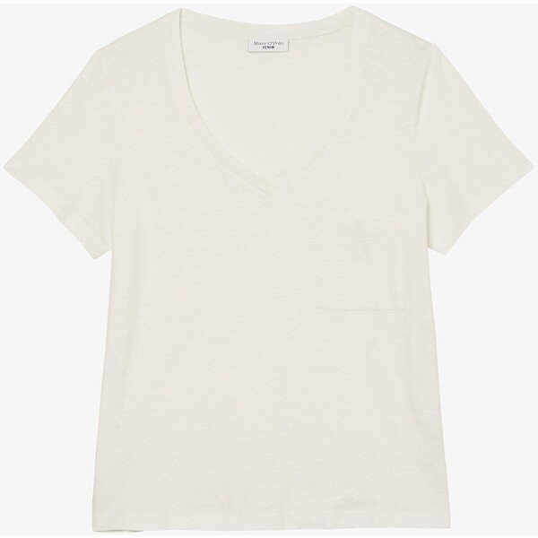 Marc O'Polo DENIM SLUB T-shirt basic scandinavian white OP521E08A-A11