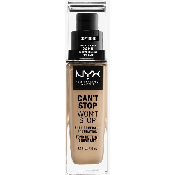 Nyx Professional Makeup CAN'T STOP WON'T STOP FOUNDATION Podkład 7-mai soft beige NY631E00O-S17