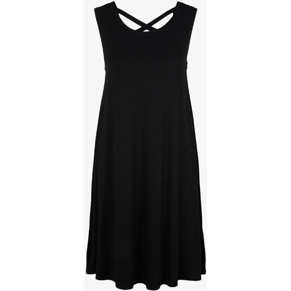 TOM TAILOR Sukienka z dżerseju deep black TO221C0O4-Q11
