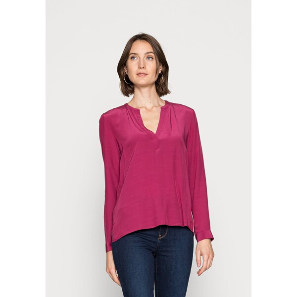 Tommy Hilfiger SOLID BLOUSE Bluzka crimson ruby TO121E0Y0-G11