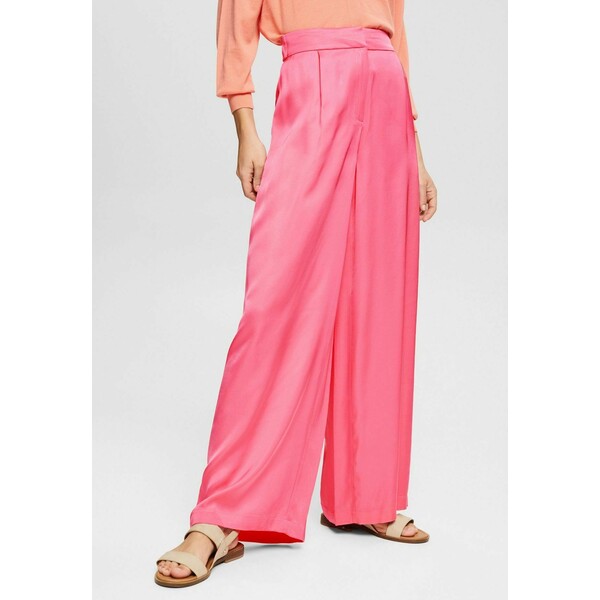 Esprit Collection Spodnie materiałowe pink fuchsia ES421A0JU-J11
