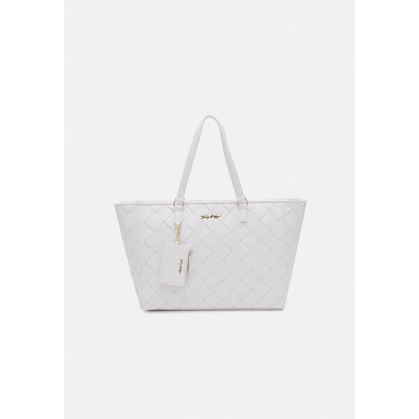 Tommy Hilfiger TOMMY JOY TOTE Torebka woven optic white TO151H18I-A11