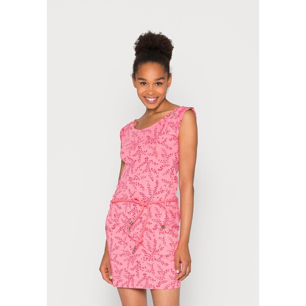 Ragwear TAG BOTANICAL Sukienka etui pink R5921C0DD-G11