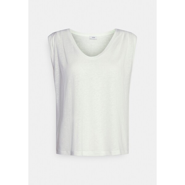 CLOSED PLEATED TANK Top ivory CL321D03H-C11