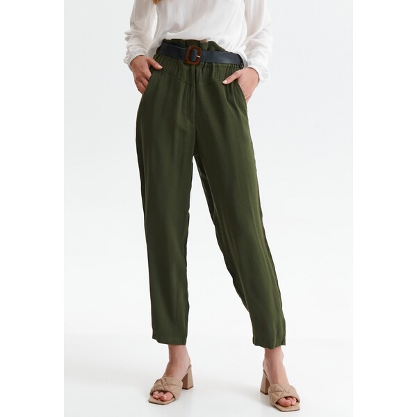 Top Secret Spodnie materiałowe zielony TP921A01S-M11