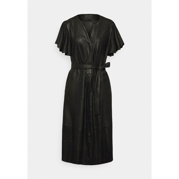 DEPECHE DRESS Sukienka koszulowa black DE321C00I-Q11